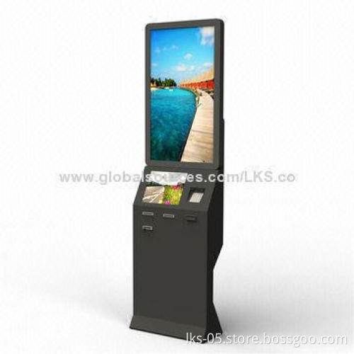 Bill Payment Machine Kiosk with 42-inch Touch Screen and Motorized Card Reader